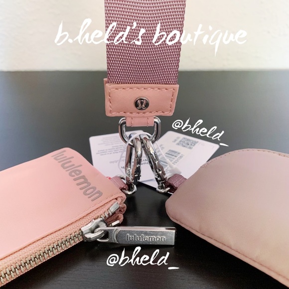 lululemon Dual Pouch Wristlet in Pink Pastel/Twilight Rose OS Brand New NWT - Picture 10 of 15